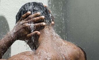Kontrast dusche, um die Stromversorgung zu erhöhen