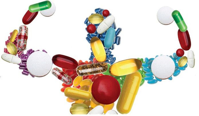 Vitamine zur Steigerung der Potenz bei Männern.