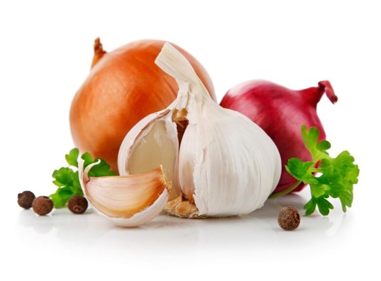 Knoblauch und Zwiebeln zur Potenzsteigerung